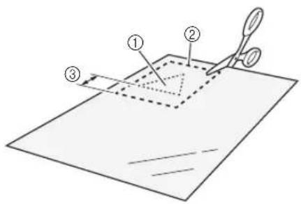 BROTHER DC200 - Otez la feuille de protection de la face adhesive du support standard. - 2
