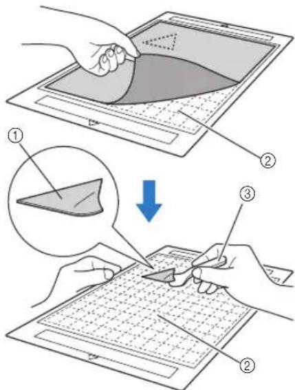 BROTHER DC200 - Retrait du matériel (tissu pour pieces pour quilting (courtepointe)) - 1