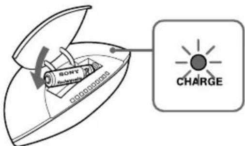 SONY MDRIF230RK - Charging the rechargeable battery - 3