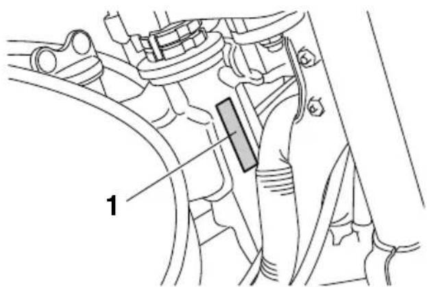 YAMAHA SR400 (2016) - Numeros d'identification - 4