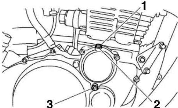 YAMAHA SR400 (2016) - Changement de l'huile moteur (avec ou sans remplacement de l'élement du filtré à huile) - 1