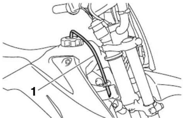 YAMAHA TTR110E (2019) - Durite de mise à l'air de réservoir de carburant - 1