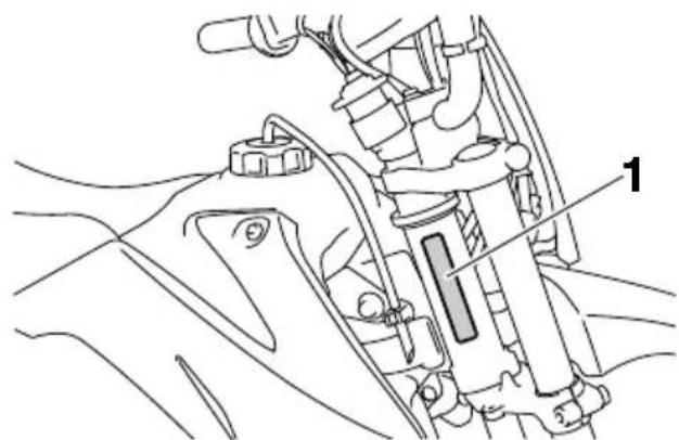 YAMAHA TTR110E (2019) - Numéros d'identification - 2