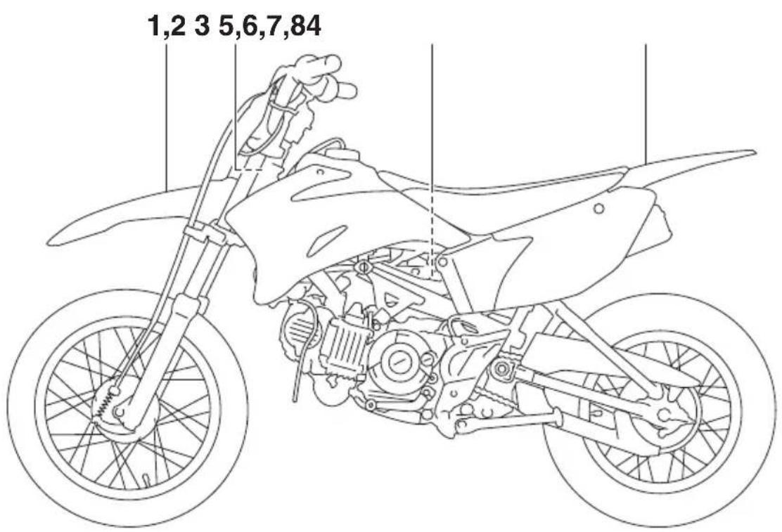 YAMAHA TTR110E (2019) - Canada - 1