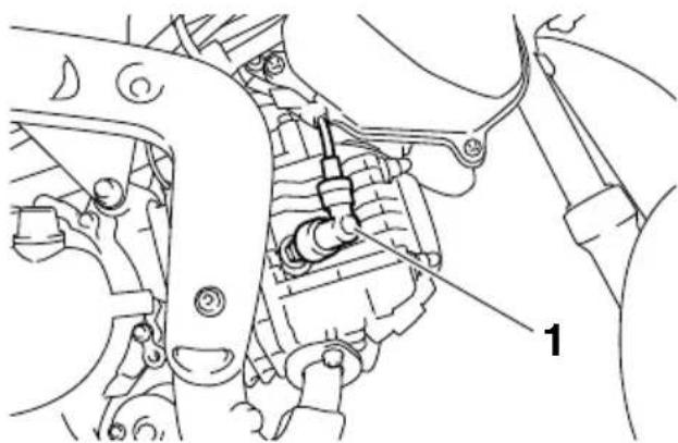 YAMAHA TTR110E (2019) - Dépose de la bougie - 1