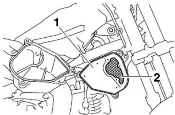 YAMAHA TTR110E (2019) - Nettoyage de l'élément du filtre à air - 2