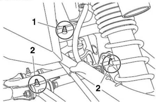 YAMAHA YFZ450R (2018) - Lubrification des pivots des triangles de suspension supérieurs et inférieurs - 2