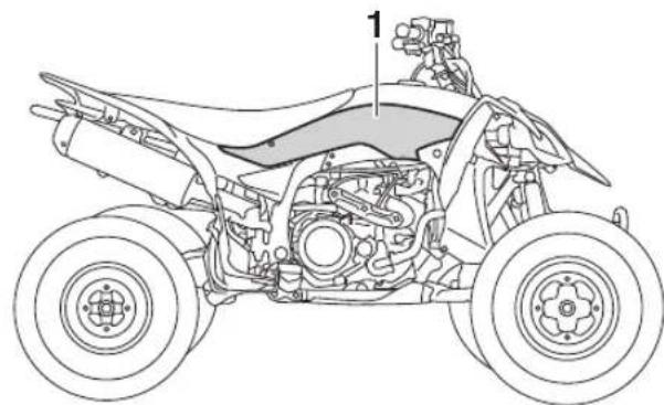 YAMAHA YFZ450R (2018) - Dépose et repose du carénage et des caches - 2