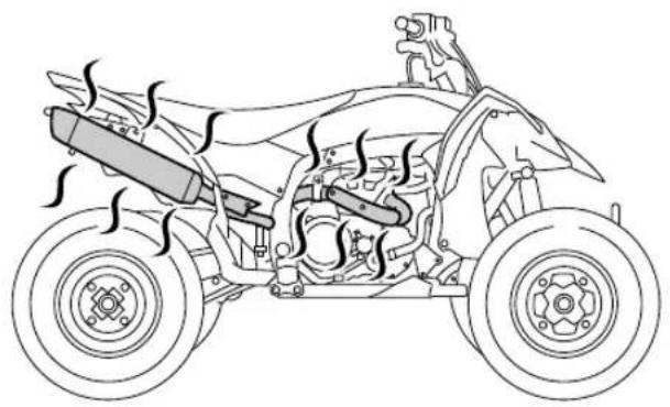 YAMAHA YFZ450R (2018) - AVERTISSEMENT - 1
