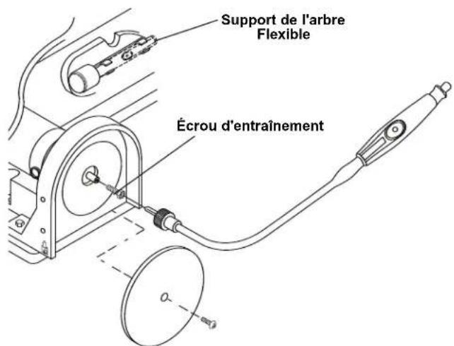 DREMEL 1800 - Installation de l'arbre Flexible (Accessoire en Option, Modèle 225) - 4