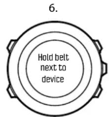 SUUNTO Ambit3 Run - Liaison des POD et capteurs de fréquence cardiaque - 5