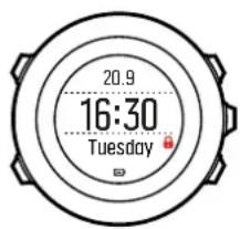 SUUNTO Ambit3 Run - Verrouillage des boutons - 2