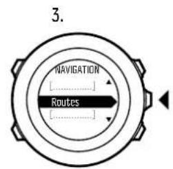 SUUNTO Ambit3 Run - Navigation le long d'un itinétaire - 3