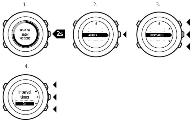 SUUNTO Ambit3 Run - Compteur d'intervalles - 1