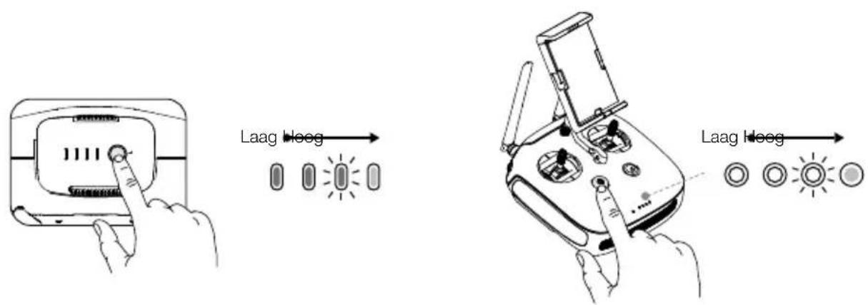 DJI P4 Multispectral - Accuniveaus controleren - 1