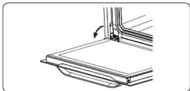 VESTEL VEH150161 - De ovendeur verwijderen - 1