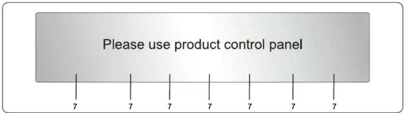 VESTEL VEH150161 - Control Panel - 1