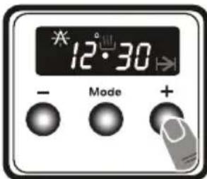 VESTEL VEH150161 - Einstellen der Zeit für halbautomatischen Betrieb (Endzeit) - 2