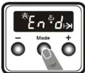 VESTEL VEH150161 - Einstellen der Zeit für halbautomatischen Betrieb (Endzeit) - 1