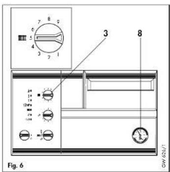 VAILLANT TURBOmax VUW 2821 E - Régler la température de départ - 1