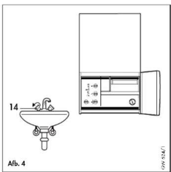 VAILLANT TURBOmax VUW 2821 E - Aftappen van warm water - 1