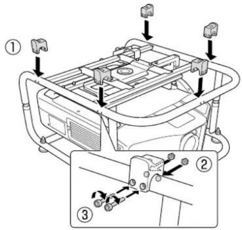 EPSON ELPMB44 - Zwei Projektoren stapeln - 4