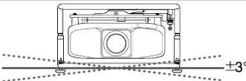 EPSON ELPMB44 - 設置角度の調整 - 2