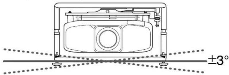 EPSON ELPMB44 - Ajustar el ángulo utilizando los pies - 1