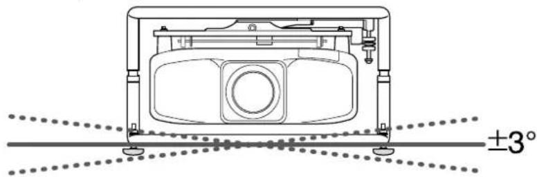 EPSON ELPMB44 - Régler l'angle à l'aide des pieds - 1
