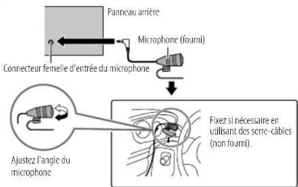 JVC KDT812BT - Connectez le microphone - 1