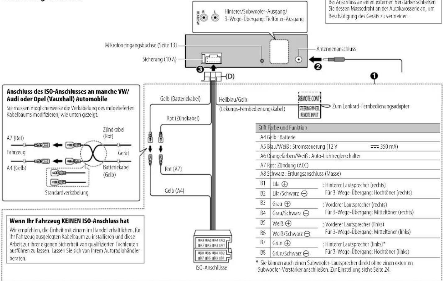 JVC KDT812BT - Einbau/Anschluss - 1