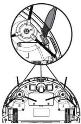 HOOVER HGO 300 HYDRO PRO HGO330HC 011 - PULIZIA DEI SENSORI ANTICADUTA - 1