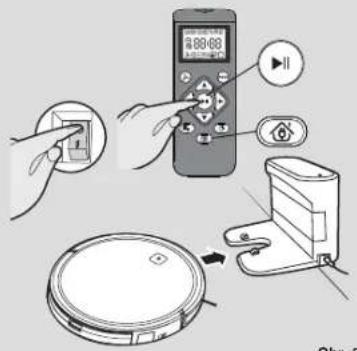 HOOVER HGO 300 HYDRO PRO HGO330HC 011 - Nastavení nabijeci základny - 2