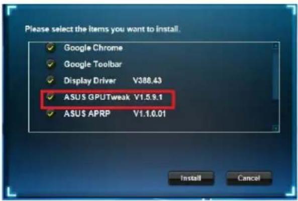 ASUS DUALGTX1660O6GEVO - 安装华硕GPU Tweak - 2