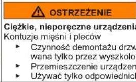 Profilo BD3046WFUN - Wymiana dolnego zawiasu drzwiczek - 2