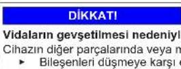 Profilo BD3046WFUN - Kapinin ust menteşisin degişirilmesi - 10