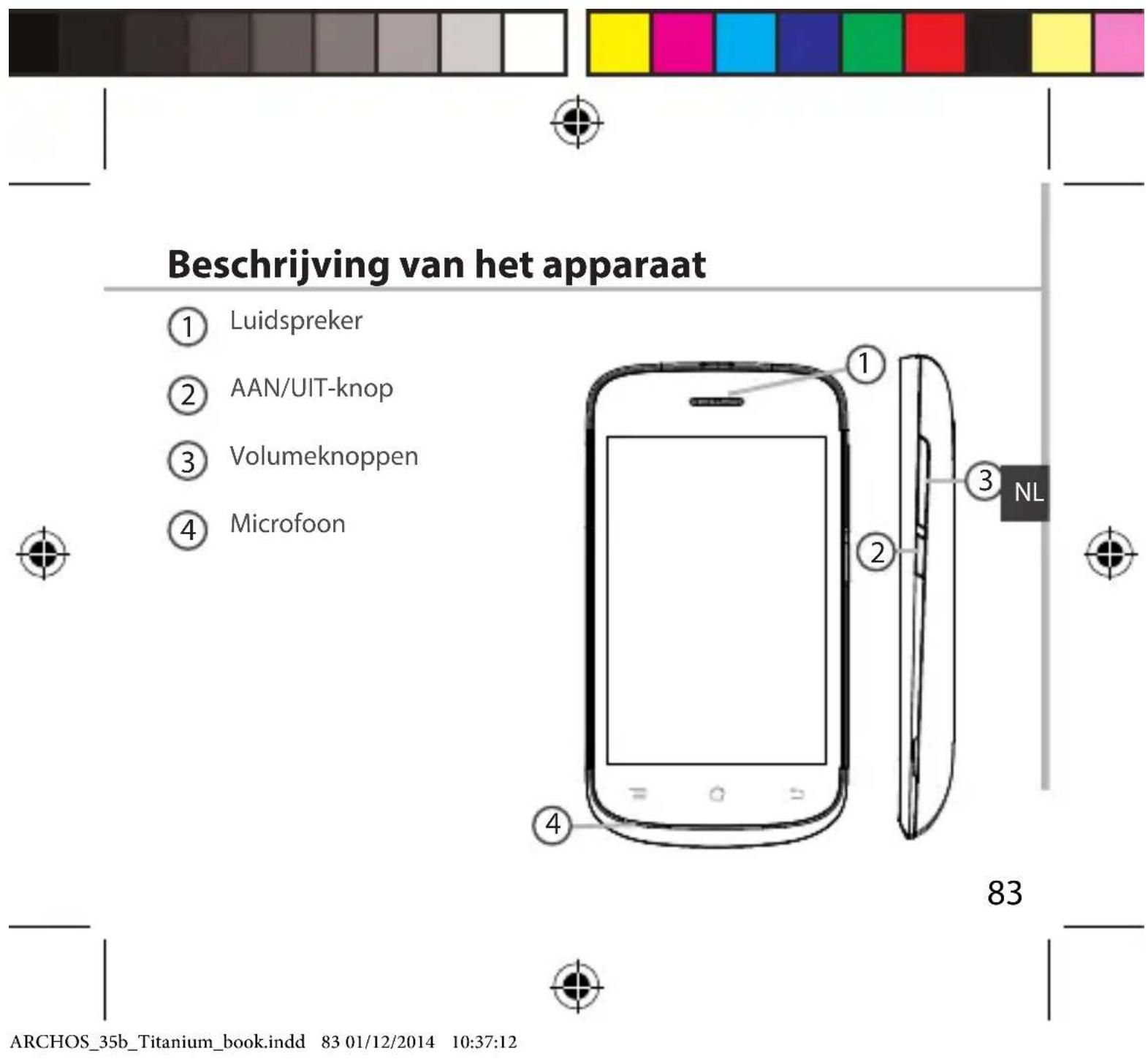 ARCHOS 35b Titanium - Inhoud van de verpakking - 1