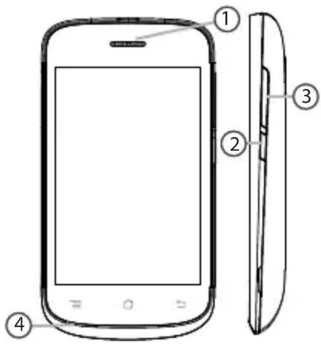 ARCHOS 35b Titanium - Description du téléphone - 1