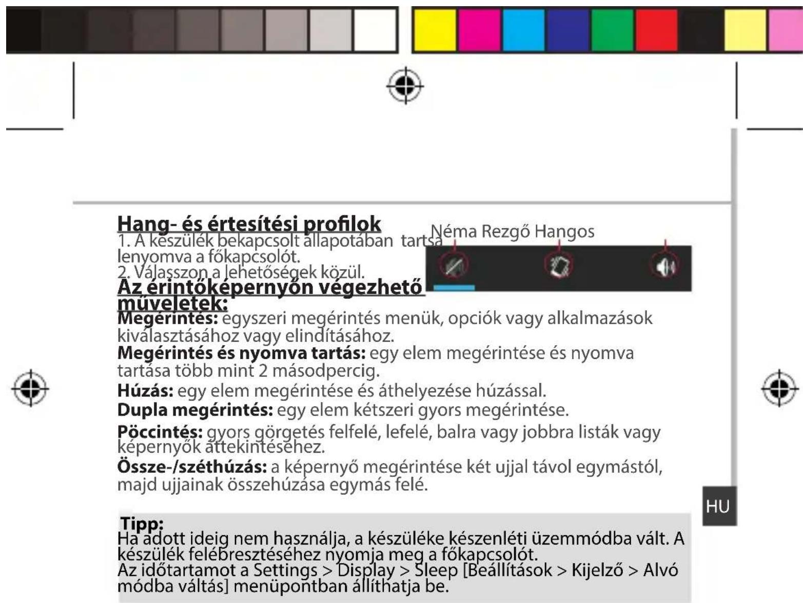 ARCHOS 35b Titanium - Kikapcsolás - 1