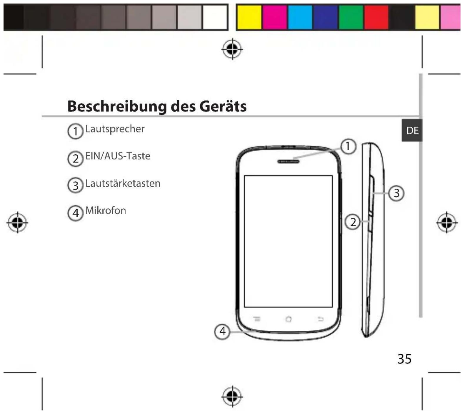 ARCHOS 35b Titanium - Verpackungsinhalt - 1