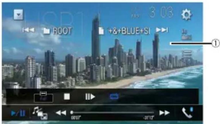 PIONEER AVICZ830DAB - Écran de source video (exemple : USB) - 1