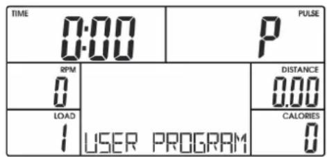 Cardiostrong EX40 - USER - Programme définir par l'utilisateur - 1