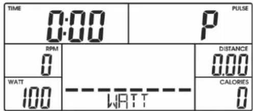 Cardiostrong EX40 - WATT - Programme définirwart - 2