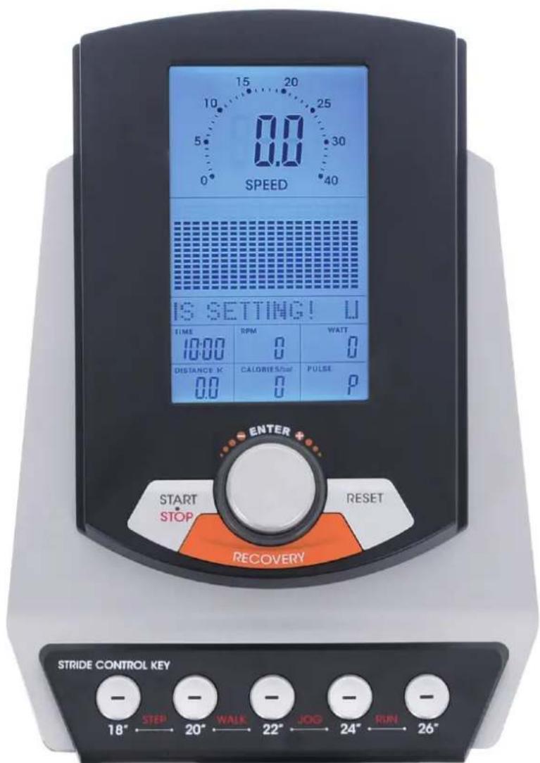 Cardiostrong EX90 - Affichage de la console - 1
