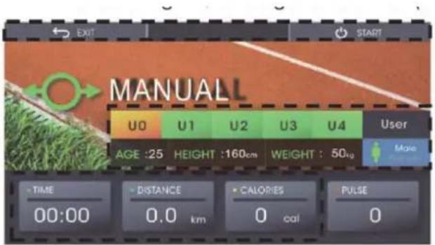 Cardiostrong EX80 Plus Touch - Programme manuel - 1
