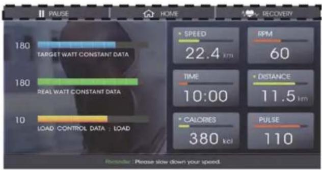 Cardiostrong EX80 Plus Touch - Programme en watts - 2