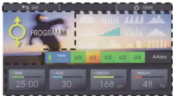 Cardiostrong EX80 Plus Touch - Programmes prédéfinis - 1