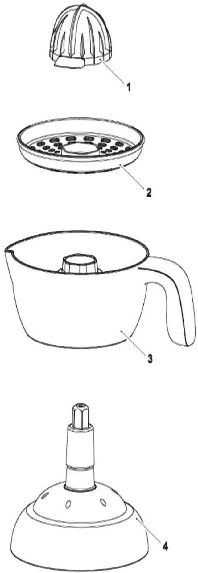 BLACK & DECKER CJ200 - Identification des pièces - 1
