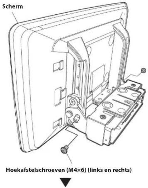 ALPINE INEF904DC - Installeer het scherm - 1