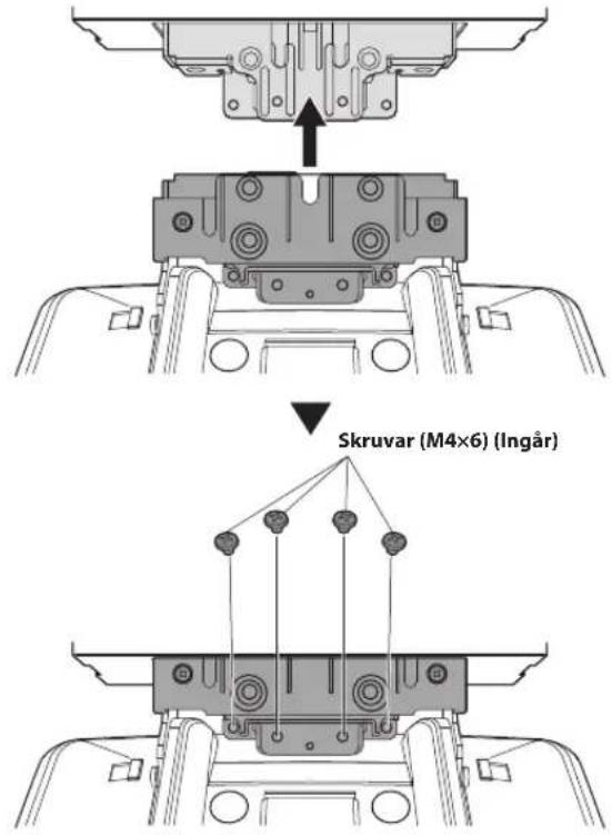 ALPINE INEF904DC - Installera displayenheten - 3